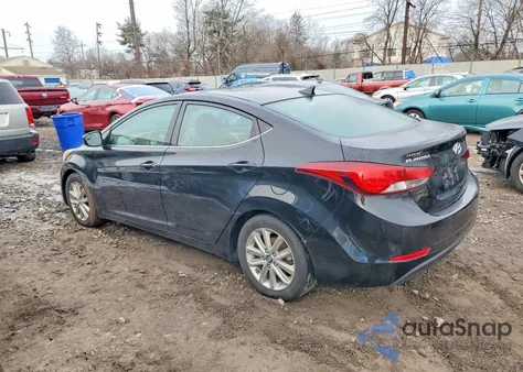 2015 Hyundai Elantra Se z USA, uszkodzony, nr VIN 5NPDH4AE0FH593950